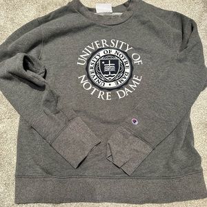 Ladies size L Notre Dame sweatshirt